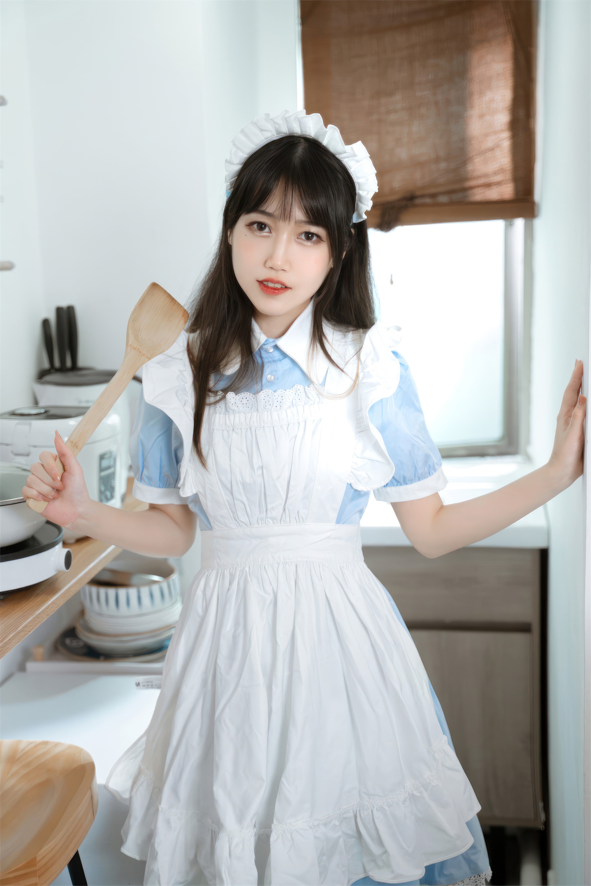 不呆猫 - NO.057 厨房小女仆[35P]-XikXak